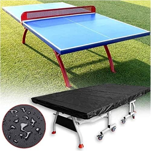 Table Tennis Table Cover, Waterproof and Dustproof Ping Pong Table Cover Breathable Polyester Protective Cover Can Be Used Indoors and Outdoors