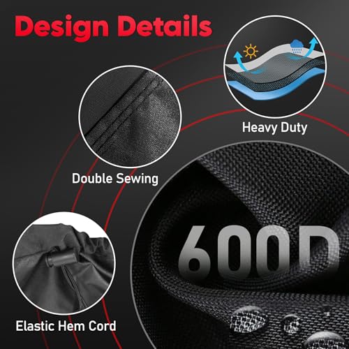 Zettum Pool Table Cover - Billiard Table Covers, 600D Waterproof & Heavy Duty Covers for Billiard Pool Table, Scratch-Proof UV Protection Snooker Furniture Table Cover - 9 Feet - size: 9FT - 112"L x 62"W x 8“H