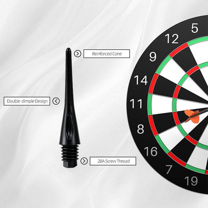400 Pack 2BA Thread Soft Dart Tips - Premium Plastic Replacement Dart Points, Essential Dart Accessories Set for Soft Tip Darts