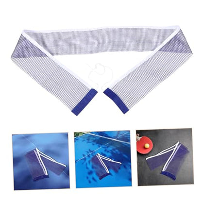 Abaodam Portable Table Tennis Net Mesh Net and Post Kit for Outdoor Training Durable Easy Setup for Adults for Competition
