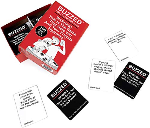 WHAT DO YOU MEME? Buzzed Expansion Pack #1, The Hilarious Adult Drinking Game, Perfect for Bachelor Party Fun, 180 Cards to Add to The Core Game - style: Buzzed Expansion