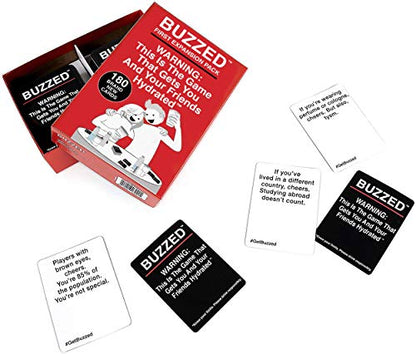 WHAT DO YOU MEME? Buzzed Expansion Pack #1, The Hilarious Adult Drinking Game, Perfect for Bachelor Party Fun, 180 Cards to Add to The Core Game - style: Buzzed Expansion