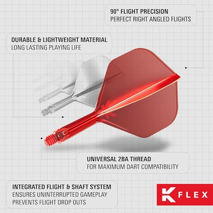 Target Darts Artemis Tungsten Steel Tip Dart Set, 21G/22G/23G/24G/25G/26G | Artemis Original | Artemis K-Flex Integrated Flight & Shaft | Professional Accessories Dart Kit, Dart Wallet Included - size: 21G, style: ARTEMIS K-FLEX
