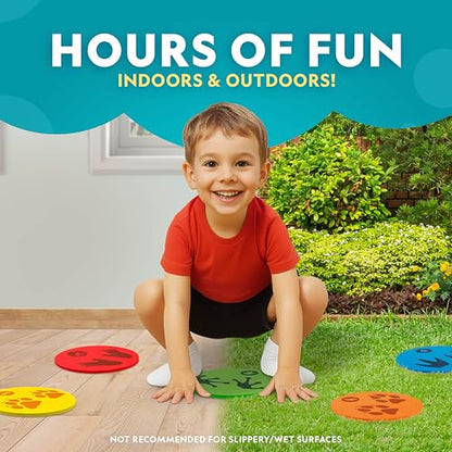 National Geographic Kids Wild Movers Animal Activity Game – Active Play & Animal Movement Game for Kids Ages 3+, Preschool Early Learning Activity with Dice, Landing Pads & Play & Learn Cards - style: Wild Movement Game
