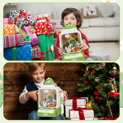 Arrowbash Cartoon Claw Machines for Kids 36 Prizes Age 6+ Mini Vending Machines with Music for Kid with Plush Toy Christmas Birthday Thanksgiving Girls Boys Gifts(Dinosaur) - style: Dinosaur