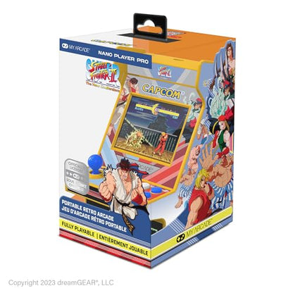My Arcade Super Street Fighter II Nano Player Pro: Retro Gaming, 2 Games in 1, 4.8" Video Game Collectible - style: Street Fighter