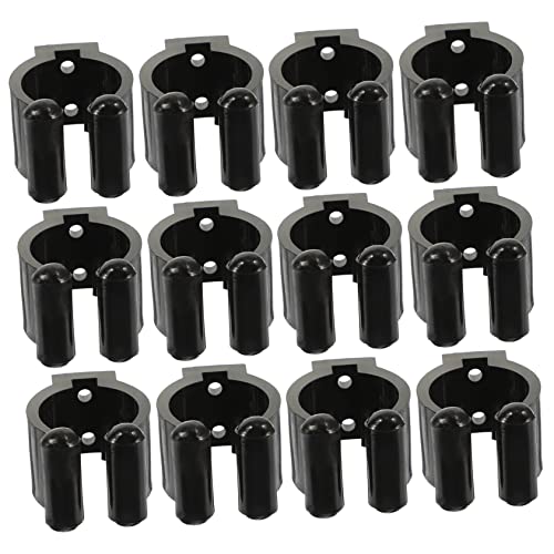 12pcs Pool Cue Clip Pool Cue Rack Wall Mount Fishing Rod Rack Soundbar Bracket Table Outdoor Wall Mounted Clip Adjustable Rod Bracket Holder