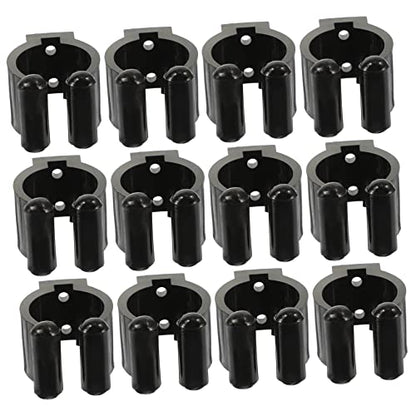 12pcs Pool Cue Clip Pool Cue Rack Wall Mount Fishing Rod Rack Soundbar Bracket Table Outdoor Wall Mounted Clip Adjustable Rod Bracket Holder