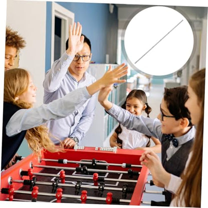 Mini Foosball Table Parts Replacement Metal Rod for Boys and Girls Easy Assembly Comfortable Handle