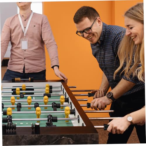 BESTonZON 4Pcs Black Plastic Foosball Table Handles Nonslip Grip Replacement Football Machine Accessories for Indoor Game Players