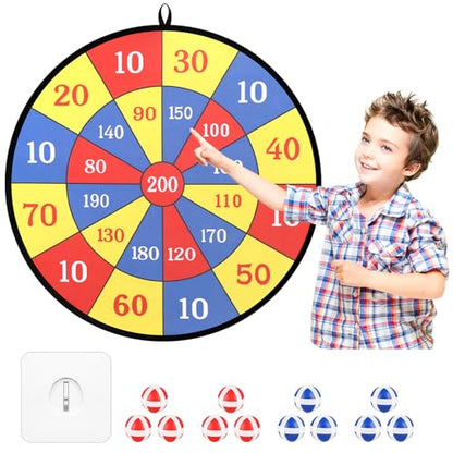 Accmor 29" Large Dart Board for Kids, Kids Dart Board with Sticky Balls, Indoor Outdoor Fun Party Play Game Toys, Boys Toys Gifts for 3 4 5 6 7 8 9 10 11 12 Years Old Boys Girls