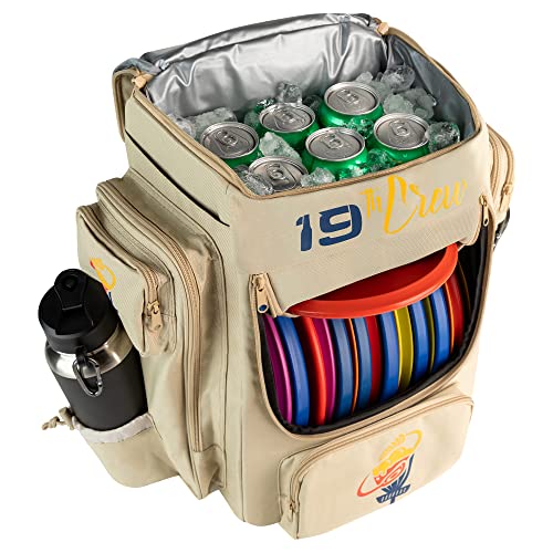 Disc Golf Backpack with Cooler - Small Disc Golf Equipment Bag