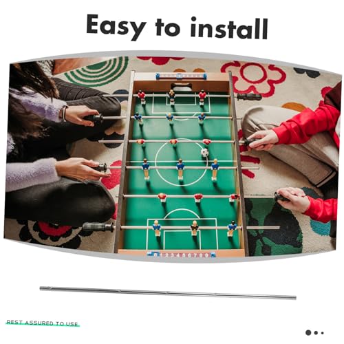 Holibanna Table Soccer Machine Replacement Rod Durable Handle for Enhanced Gameplay Fits Foosball Tables Comfortable Grip Table Football Accessory for All Ages