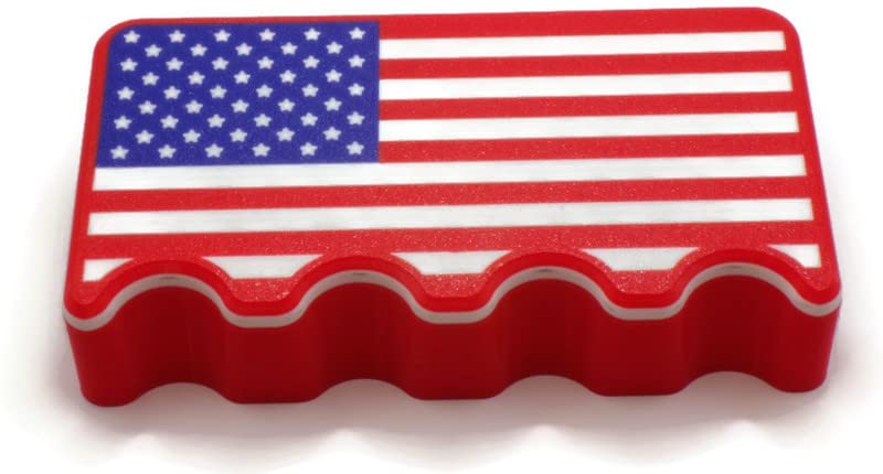 777 Custom Claws Pool Cue Holder, 4-cue Claw, Non-Slip Rubber Pad, PLA Material, Patriotic Designs