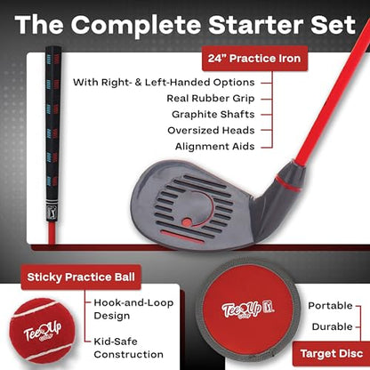PGA Tour Tee-Up 3-Piece Set - color: Right Handed Player Height 0 - 3'9"