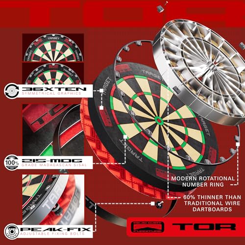 Target Darts Omni Auto Scoring Camera System Surround LED Light | Automatic Scorer, Magnetic Dartboard Ring Lighting, Records Dart Scores, Fits All Dartboards | Ultimate Home Bundle - style: Omni Home Set Up