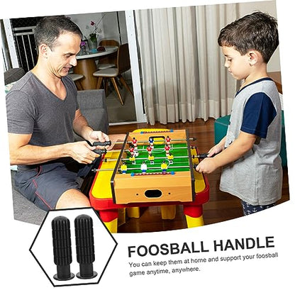 Abaodam 1Pair Replaceable Table Soccer Handles Ergonomic Skid Design for Enhanced Grip Suitable for Durable Material for Foosball Game Table Replacement