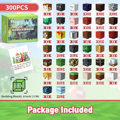 Intoypad 300PCS Magnetic Blocks for Kids, 0.8in Magnetic Building Block Toys for Boys Girls Age 3 4 5 6 7 8 9 10 Magnet Cubes Game Magnetic Tiles STEM Toys Christmas Birthday Gifts for Kids Toddlers - style: 300Pcs