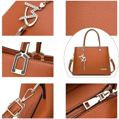 Womens Purses and Handbags Shoulder Bags Ladies Designer Top Handle Satchel Tote Bag - color: Liz Blue