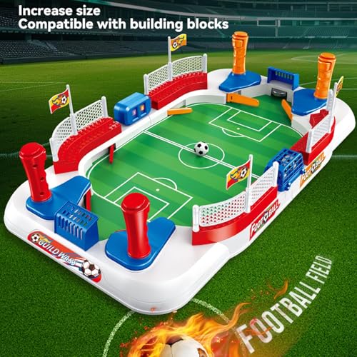 Foosball Table Game,Interactive Soccer Board Game for Kids,Mini Foosball Table Games,Soccer Simulation Games for Indoor and Outdoors Family Gatherings Interactive Birthday Sports