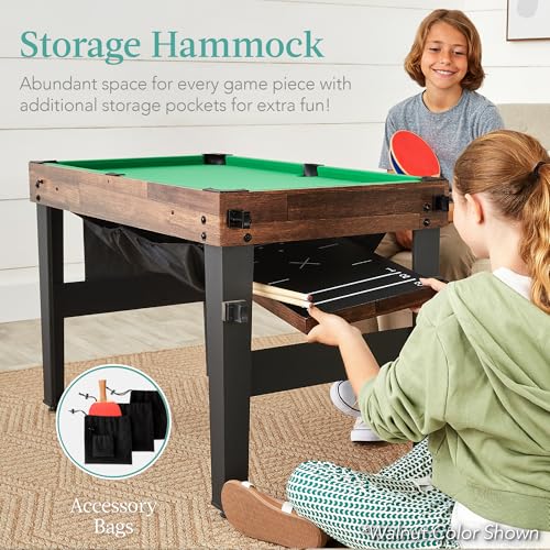 Best Choice Products Combo Game Table Set for Home, Game Room, Friends & Family w/Ping Pong, Foosball, Basketball, Air Hockey, Archery, Chess, Checkers, Shuffleboard, Bowling - color: Gray