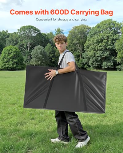 VEVOR Cornhole Set 4x2 ft Corn Hole Game Boards Wood Portable Toss Board - size: 4x2 FT