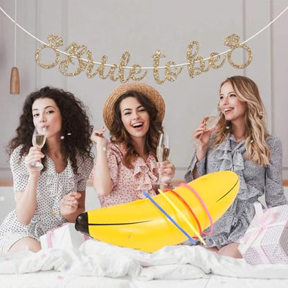 Inflatable Banana Ring Toss Game - Fun Bachelorette Party Decorations, Bachelorette Party Games & Favors, Bridal Shower Engagement Party Activities, Summer Pool Toys for Adults