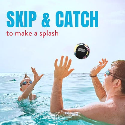 Activ Life The Ultimate Water Skip Balls, Water Bouncing Ball for Swimming Pool, Beach Toys for Friends, Family, Kids and Adults - style: Splatter