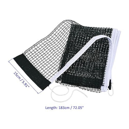 M METERXITY Table Tennis Net Replacement - Ping-Pong Net String Tension Equipment, Polyester Cotton, Apply to Standard Table - color: Green