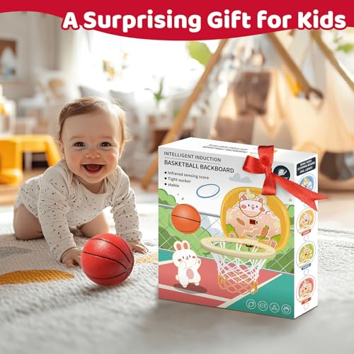 Toddler Baby Mini Basketball Hoop Indoor for Toddlers Kids Boys Room,Baby & Boy Toys 3 4 5 6 Years Old Birthday for 3 4 5 6 Year Old Boys - size: Large-Score