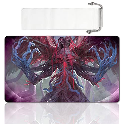 Board Game MTG Playmat Games Size 60X35 cm CCG Compatible for MTG CCG RPG Trading Card Game (BRISELA, Voice of Nightmares) - color: Brisela, Voice of Nightmares