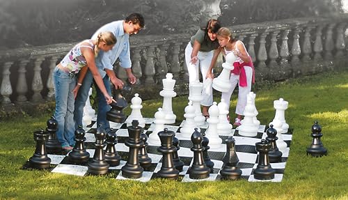 Kettler Giant Chess Pieces Complete Set with 25 Inches Tall King - White and Black