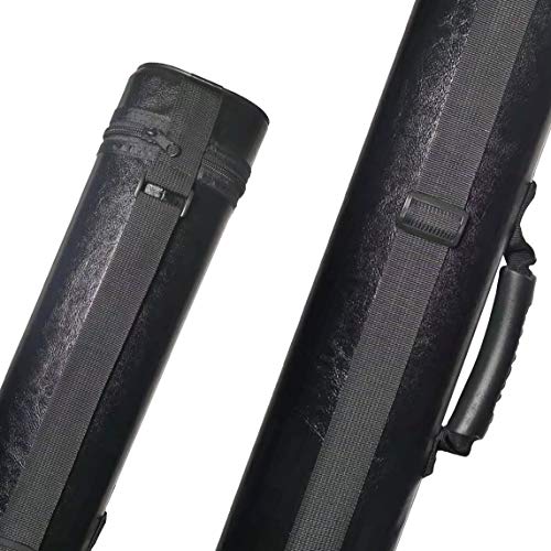 2x2 Hard cue case Oval Pool Cue Billiard Stick Carrying Case - color: B01-Turquoise