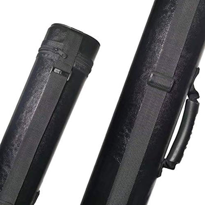 2x2 Hard cue case Oval Pool Cue Billiard Stick Carrying Case - color: B01-Turquoise