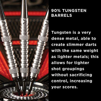 Viper V-Factor 90% Tungsten Soft Tip Dart Set with Case - style: Ringed (18 Grams)