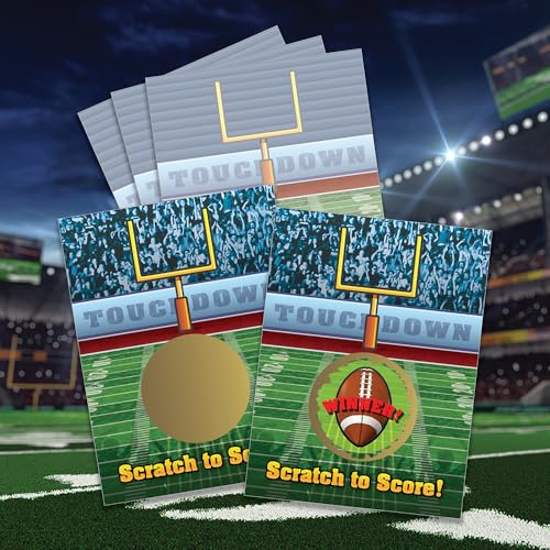 My Scratch Offs Football Field Goal Scratch Off Game Cards 26 Pack - 2 Winning and 24 Sorry - style: Football Field Goal
