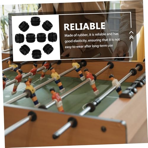 Abaodam 48pcs Foosball Table Bushings Plastic Replacement Parts for Table Football Bearings Compatible Standard Rods