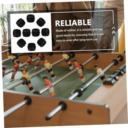 Abaodam 48pcs Foosball Table Bushings Plastic Replacement Parts for Table Football Bearings Compatible Standard Rods