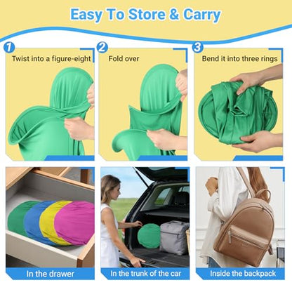Granny Pants Yard Game Sets,4Pcs Granny Pants Equipped with 20 Bouncy Balls and 2 Pump,Outdoor Games for Adults and Family,Granny Pants Game for Garden Party and Field Day.