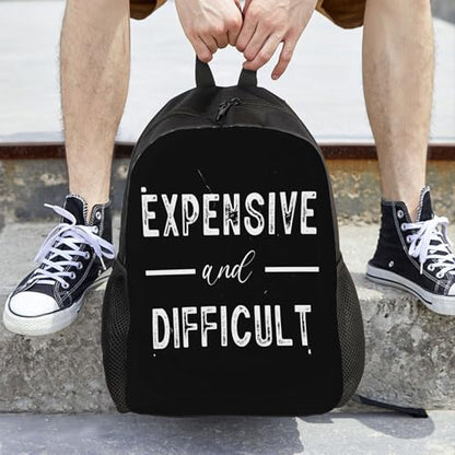 Expensive And Difficult Backpacks For Men Women Book Bag Travel Hiking Camping Work Lightweight - color: Ye26