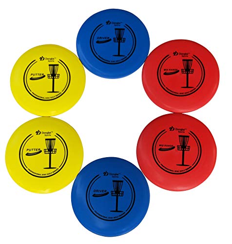 Disc Golf Starter Set/Disc Golf Beginner Set, Included 2X Driver, 2xMid-Range, 2xPutter, Carry Bag, Towel and mini Marker,Disc Golf Beginner Set