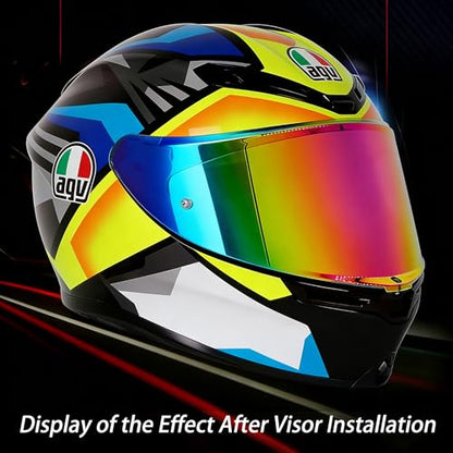 AGV K6 and K6S Visor (Gradient Pink) - color: Gradient Pink