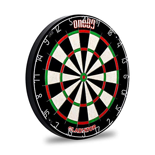 ONE80 Gladiator Dartboard with Top-Grade African Sisal and Sword Edge Staple Free Wire Spider for Maximum Scoring Potential and Less Bounce Outs - style: Gladiator I