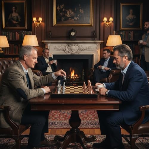 Ajedrez Luxury 15" Wooden Chess Set - Folding Board with Piano Finish | Weighted Metal Chess Pieces | Portable Travel Game for Adults & Kids | Premium Gift (Luxury Edition)