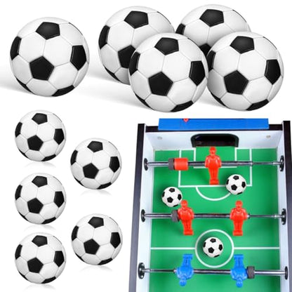Beaupretty 10 Pcs Foosball Table Replacement Balls, 22mm Mini Soccer Balls, Plastic, Multi-Color, for Tabletop Game, Recreation Room, Kids Party Present