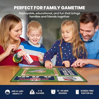 MasterPieces Baseball Dice Board Game - Realistic Gameplay, Family Fun for Adults & Kids, 2-8 Players, Ages 6+ - style: Baseball