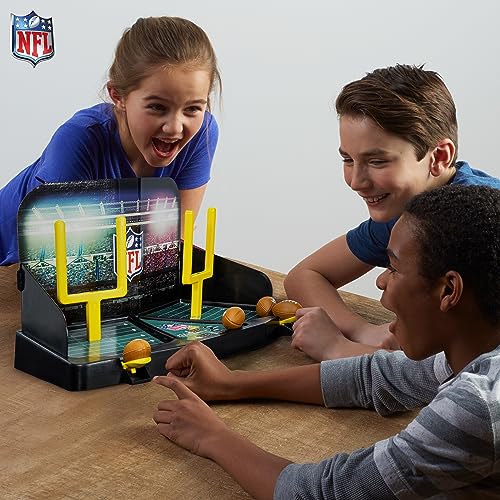 Franklin Sports Mini Football Field Goal Tabletop Game - Flying Field Goal Mini Football for Kids + Adults - Fun Indoor Sports Table Game for All Ages - Tabletop Toy