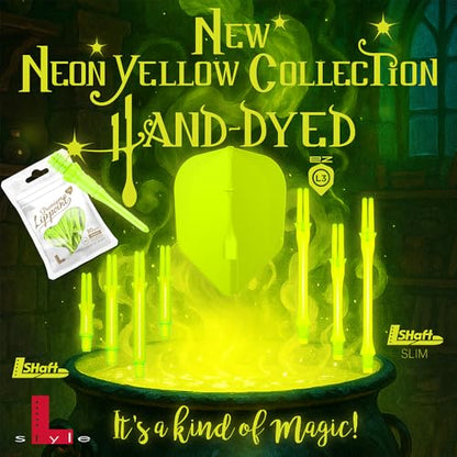 L-style Premium Lippoint - Soft Tip Dart Points - Regular Length - color: Neon Yellow