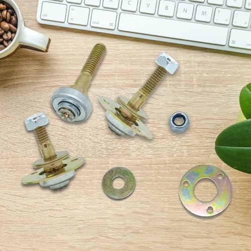 4 PCS Furniture Rocking Chair Bearing Connecting Piece Rocking Chair Bearing Screws Bolts Kits Furniture Connecting Accessories (45,55 mm)