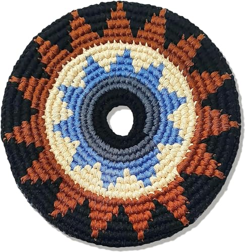 Buena Onda Indoor Flying Disc - 7'' Flexible Sport Disc for Indoor and Outdoor Play - Amazing Handmade Quality from Guatamala - Pocket Discs are Played in Over 20 Family Fun Games - style: Banda